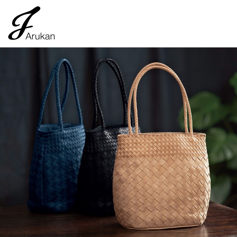 馬革手編みメッシュトートバッグ［日本製］(アルカン/Arukan)｜通販の 