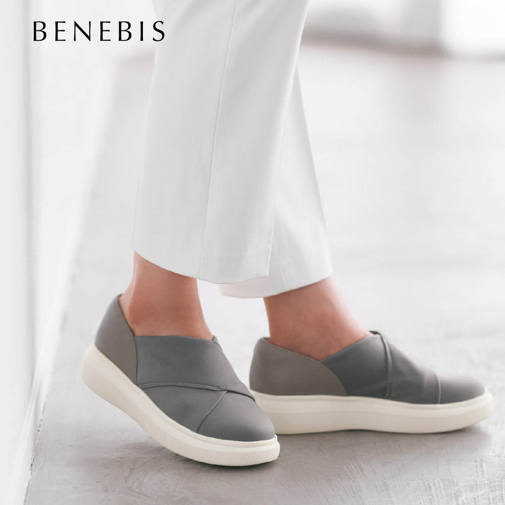 【ベネビス/BENEBIS】夕方快適ストレッチクロスシューズ