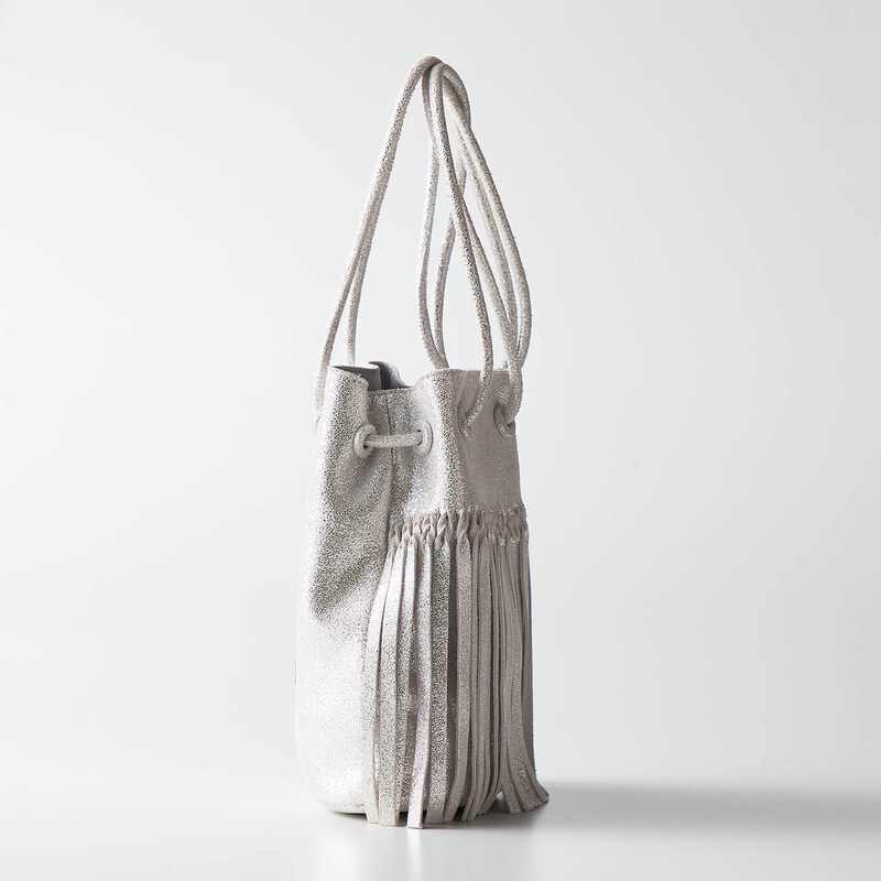 本革フリンジ付きバッグ(ヴュレ/Beau 