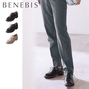 【ベネビス/BENEBIS】【4月23日セール追加】 軽快に歩けるソールの本革マニッシュシューズ