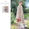 【ミニラボ/mini labo】コットン素材のシャツワンピース/チェックの花束 「ミニラボ」