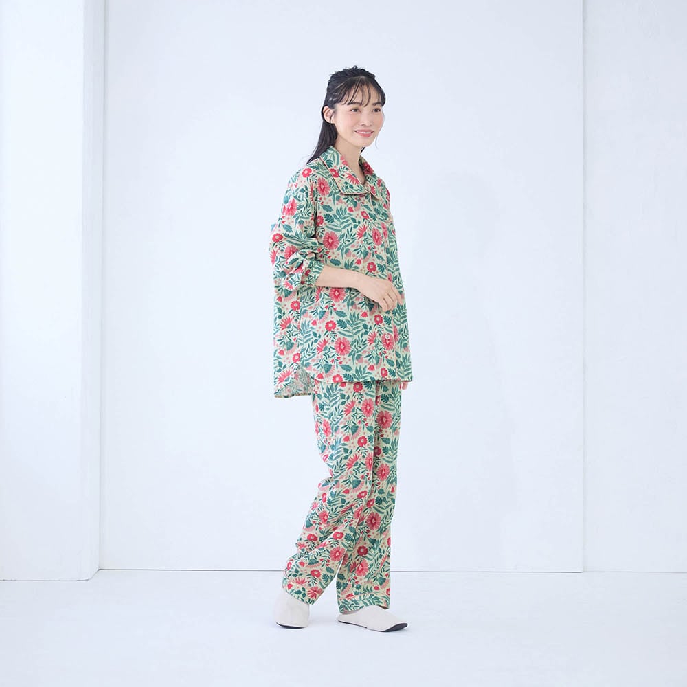 新柄登場】 ダブルガーゼパジャマ 「ミニラボ」(ミニラボ/mini