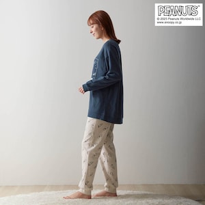 身長168cm／M ※撮影用のため、トップス袖丈＋1.5cm、ボトム股下＋6cmになります