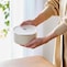 シール蓋で一時的な保存も可能（ソースパン・シール蓋は8点セットのみ）