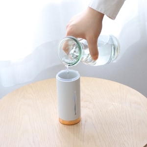 使い方は簡単！水道水を入れるだけ