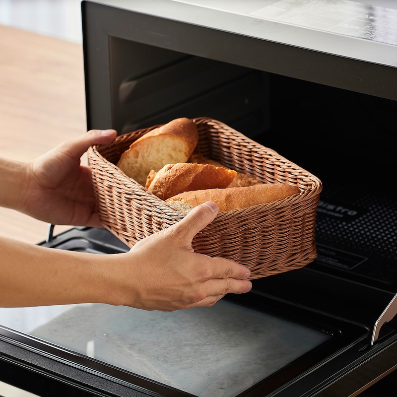 レンジでも使用ができるのでパンの温め直しなどにも