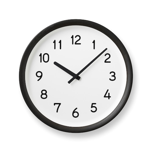 うつわのような形の掛け時計「basin number」