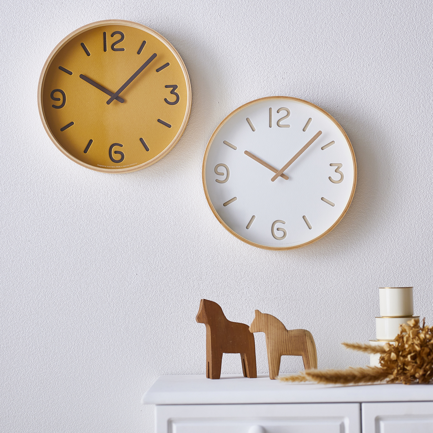 【レムノス/Lemnos】やさしい風合いの掛け時計「トムソン ペーパー」