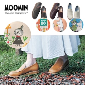 【ムーミン/MOOMIN】【80周年デザイン登場】 軽量スリッポン「ムーミン×べネビス」