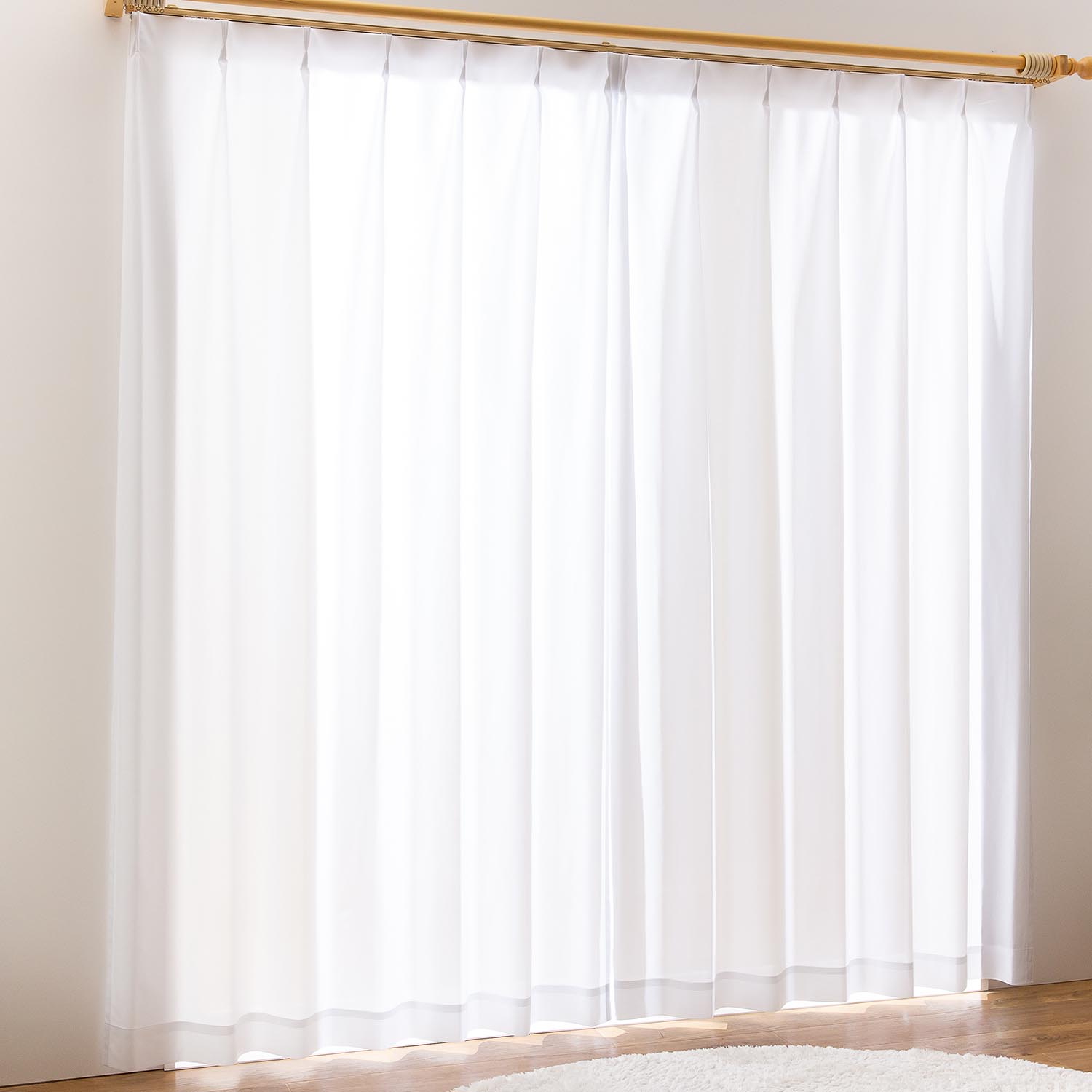 【お買い得な既製サイズ】 UVカット・遮熱・遮像レースカーテン <2枚組/1枚> 【お買い得な既製サイズ】 UVカット・遮熱・遮像レースカーテン <2枚組/1枚>