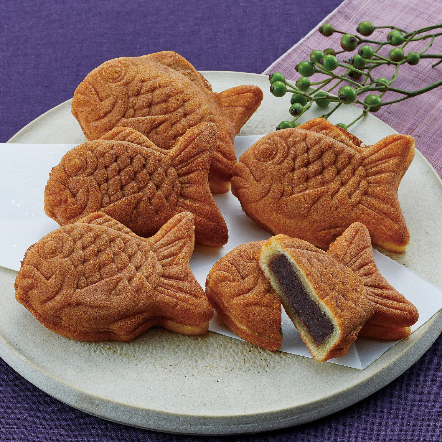 【ベルメゾン】ミニもっちりたい焼き 40個