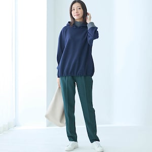 モデル身長172cm／M・股下64cm　※写真は撮影用のため股下＋6cmになります。