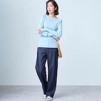 モデル身長169cm／64-91・股下68cm ※写真は撮影用のため股下+6cmになります。