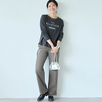モデル身長168cm／64-91・股下68cm　※写真は撮影用のため股下+6cmになります。