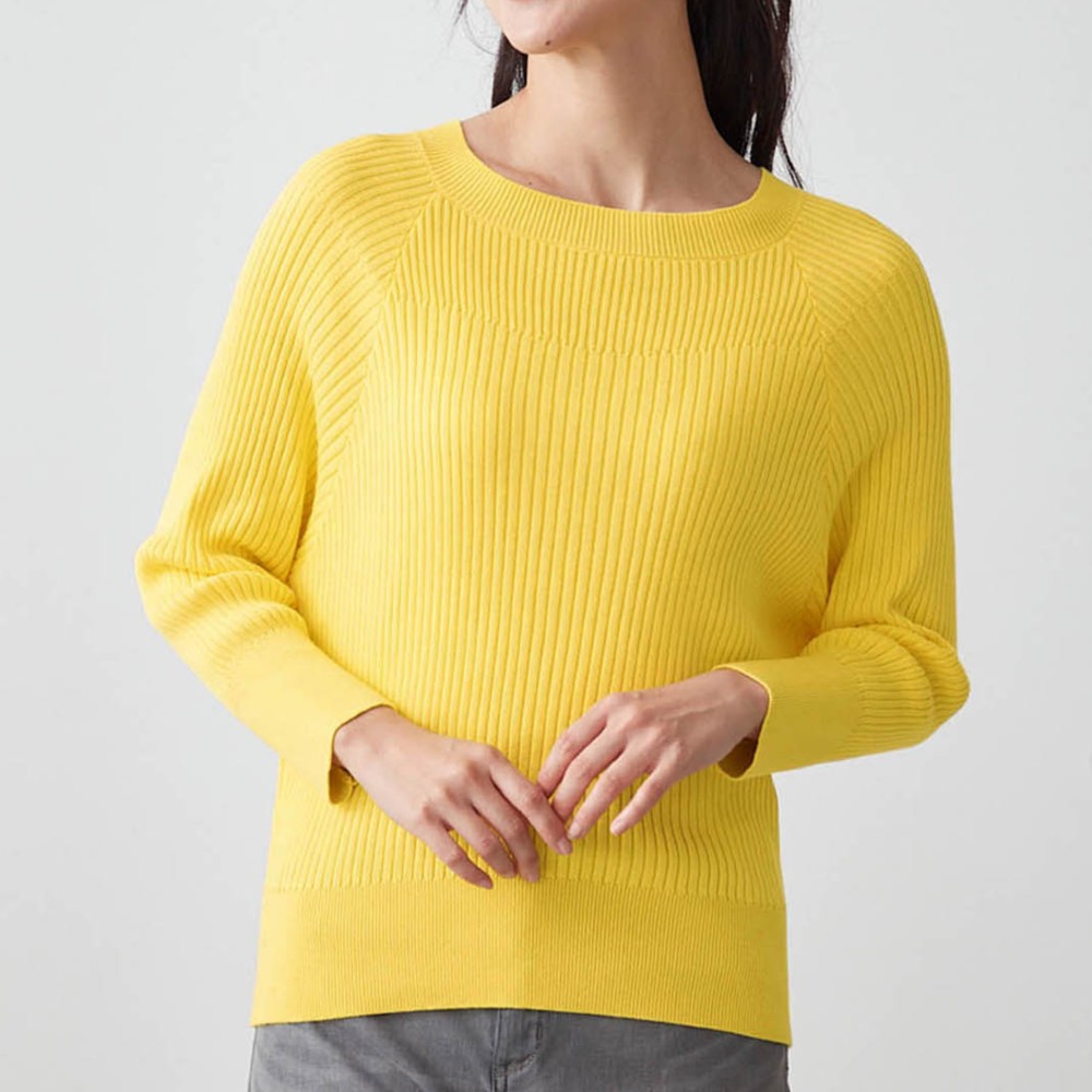 【エスエヌ バイ スタイルノート/SN by StyleNote】綿レーヨンドルマンニット【アンチピリング】