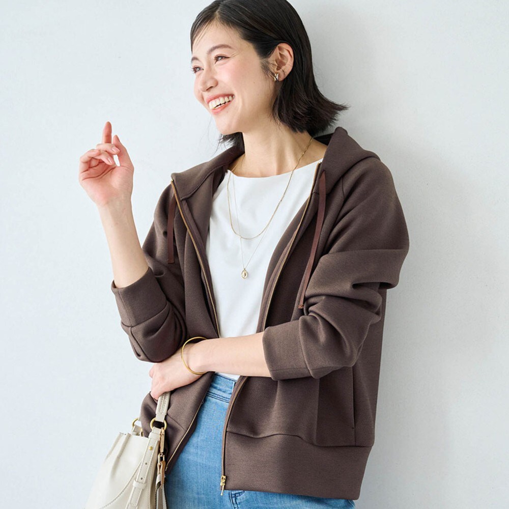 【スタイルノート/StyleNote】【新色追加】 カットソーカルゼパーカ【夜干して朝乾く】