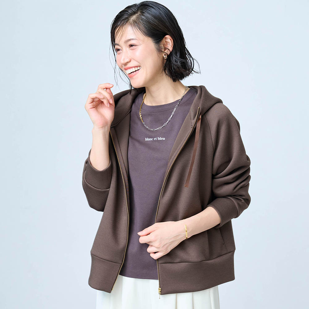 【スタイルノート/StyleNote】カットソーカルゼパーカ【夜干して朝乾く】