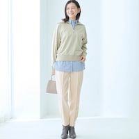 モデル身長172cm／M・股下66cm※写真は撮影用のため股下+6cmになります。