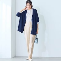 モデル身長169cm／M・股下66cm ※写真は撮影用のため股下+6cmになります。