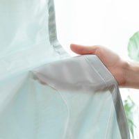 昼間は透け感があります/ライトブルー