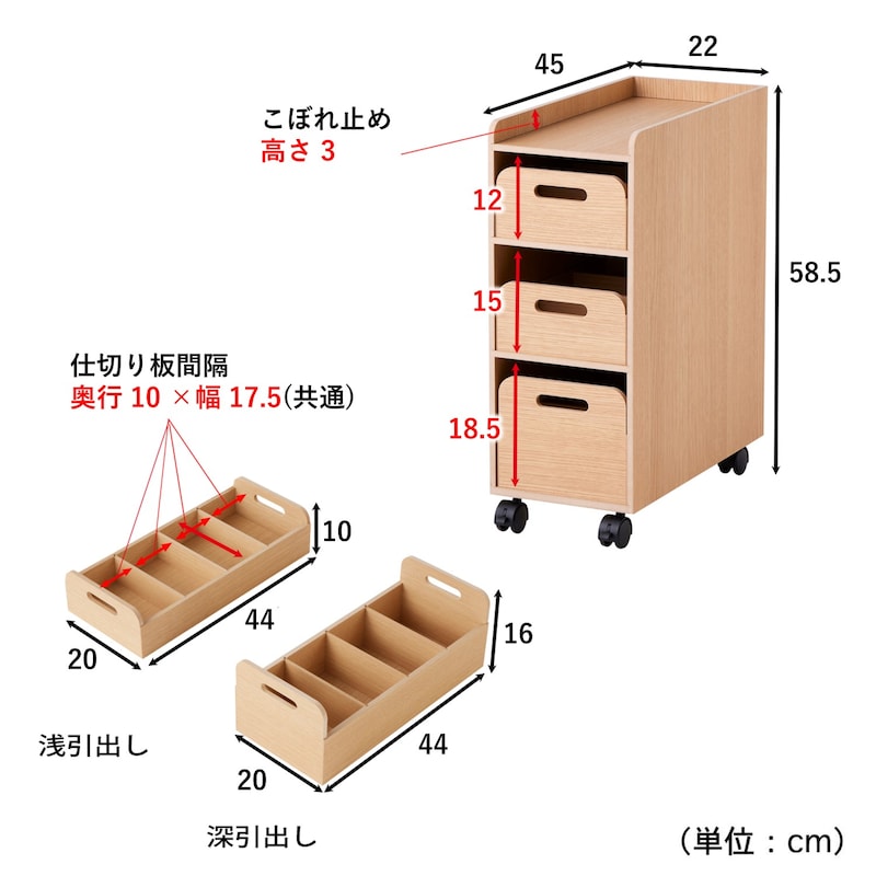 サイズ線画