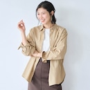 ベージュ系ストライプ