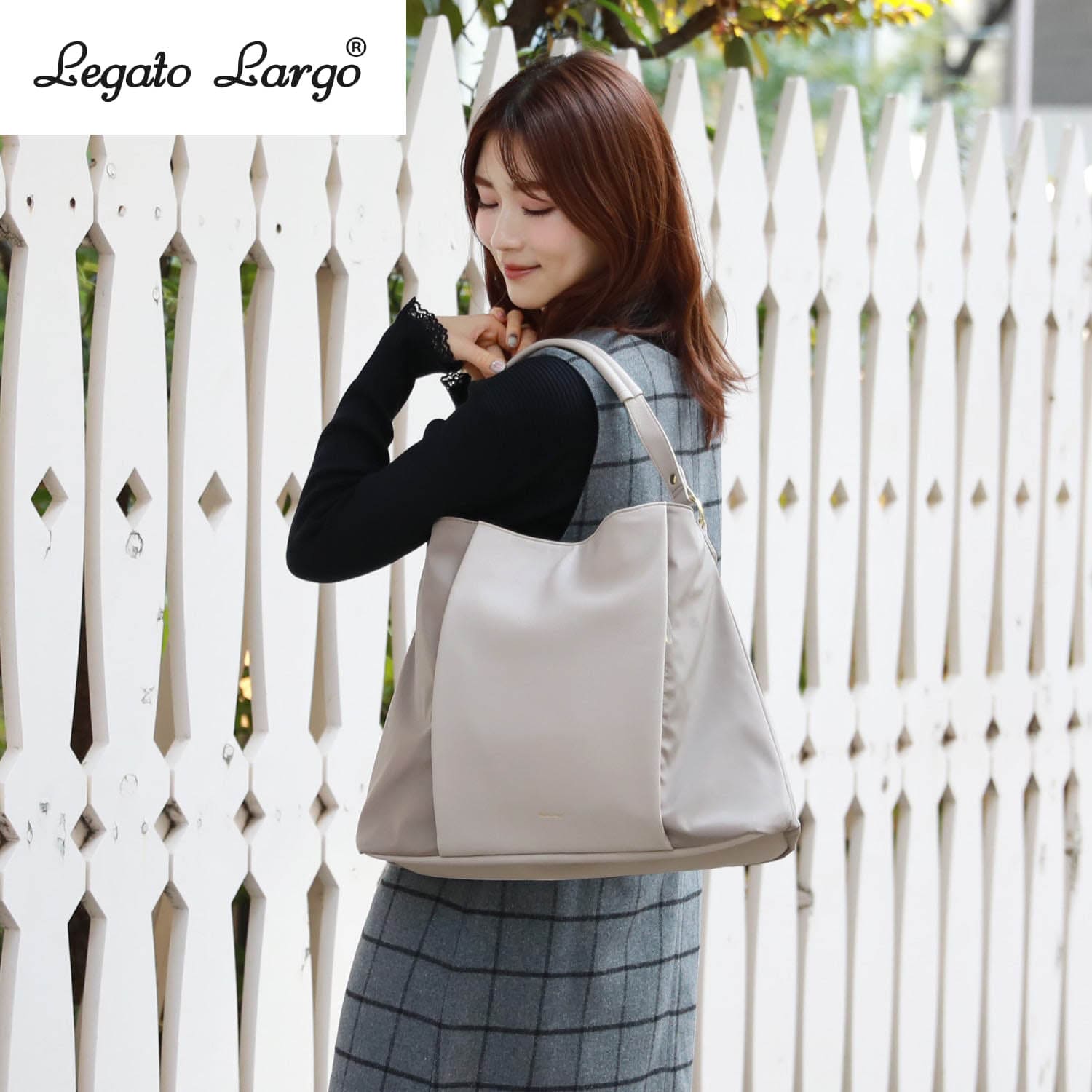 【レガート ラルゴ/Legato Largo】たっぷり入るショルダーバッグ