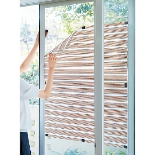 網戸に貼る目隠しシート ＜約90×90cm＞