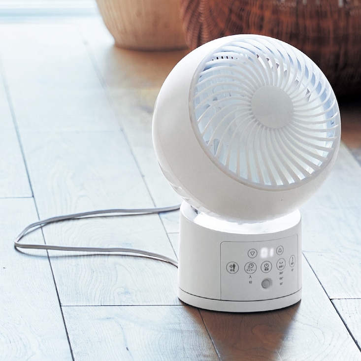 360°自動首振り 節電センサー付きウォッシャブルサーキュレーター