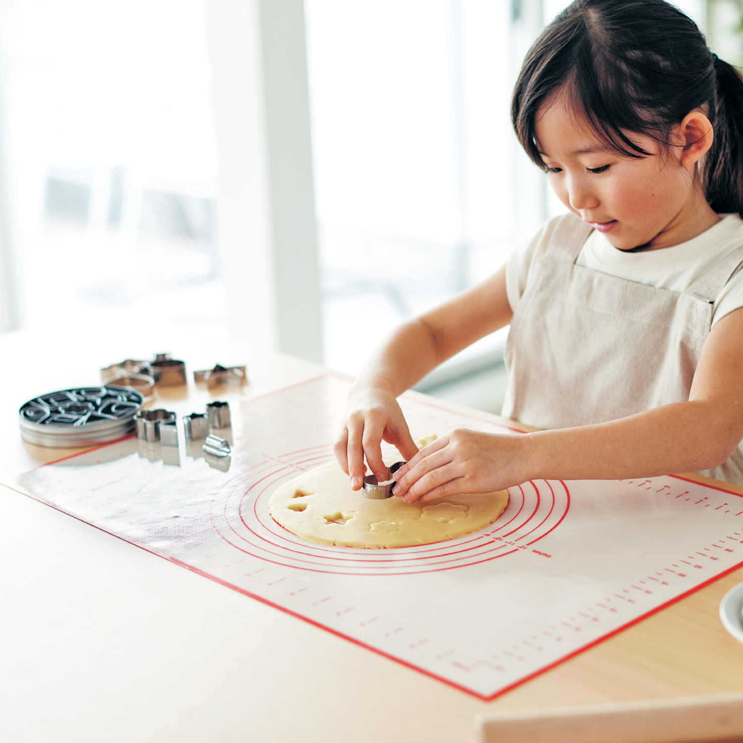 【ベルメゾン】目盛り付きクッキングシリコーンマット