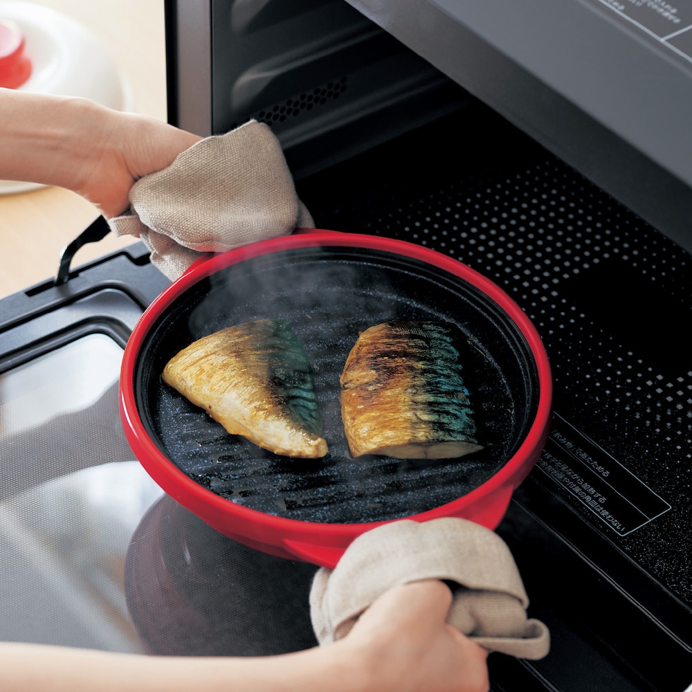 【ベルメゾン】1台6役 レンジなのに焼き目がつくレンジメートPRO