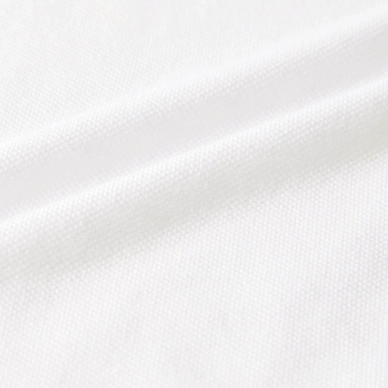 肌触りのよい鹿の子生地で遮熱・吸汗速乾とUVカット機能付き