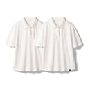 【2枚組】ホワイト×ホワイト