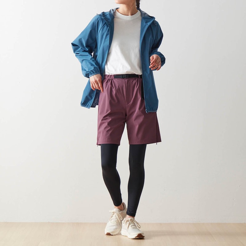 モデル身長165cm・Mサイズ着用　※写真は撮影用のため、股下+2cmになります。