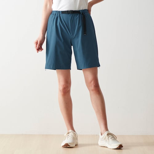 ベルト付きアクティブハーフパンツ