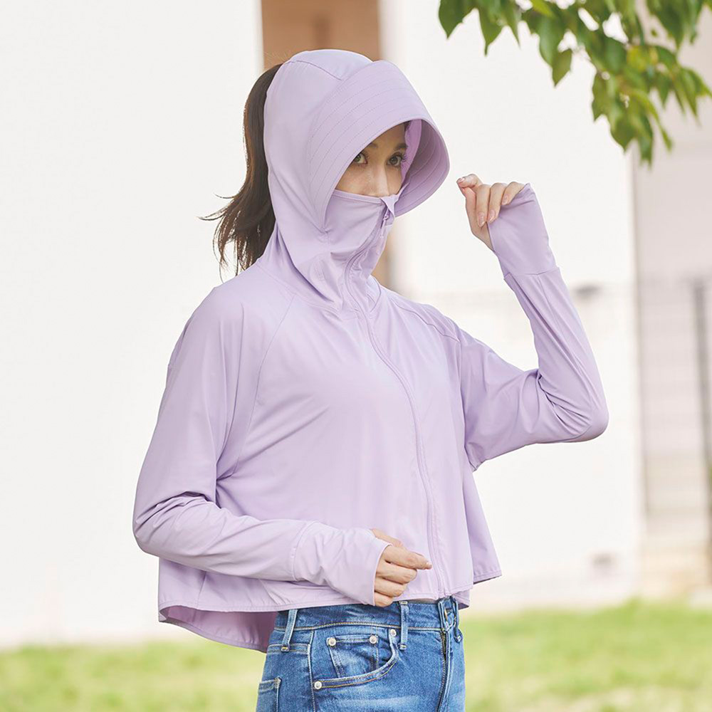 サンブロックラボ爽壁フェイスガードUVパーカー(サンブロックラボ/Sun Block LAB)