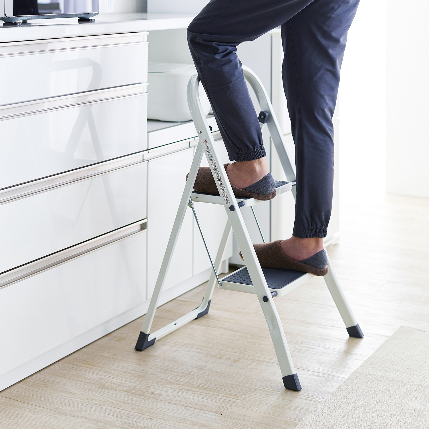 【ハイロ/Hailo】折りたたみスチールステップ 【ハイロ/Hailo】折りたたみスチールステップ