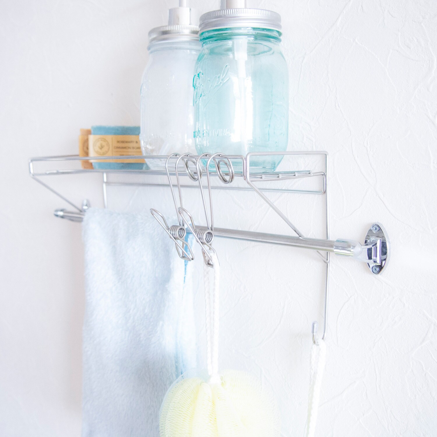 ハンドメイド　麦穂のティッシュシェルフ タオルホルダーつき ハンドメイド 麦穂のティッシュシェルフ タオルホルダーつき 麦穂の