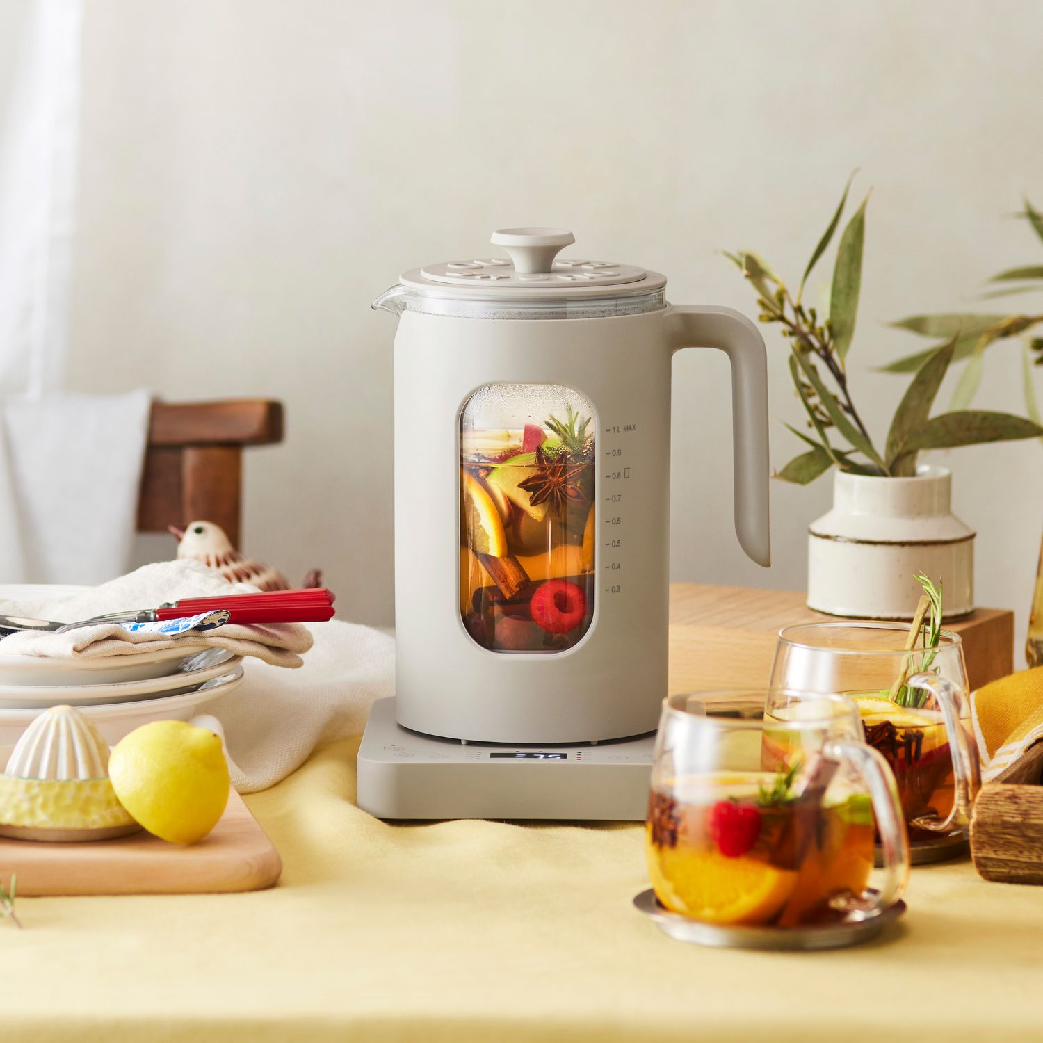 【ブルーノ/BRUNO】温度調節マルチケトル 【ゆで卵などの簡単調理も】