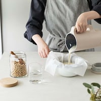 ［SOYMILKモード］大豆と水を高温で煮込みながら攪拌