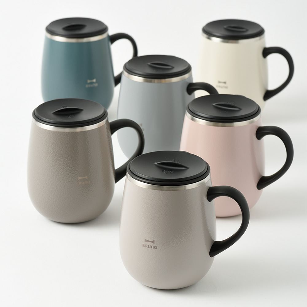 【ベルメゾン】蓋付きステンレスマグtall 【真空二重構造】