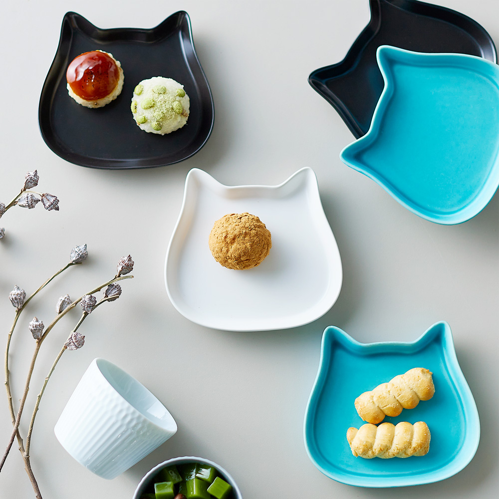 美濃焼のねこプレート 【食洗機/電子レンジ対応】 美濃焼のねこプレート 【食洗機/電子レンジ対応】