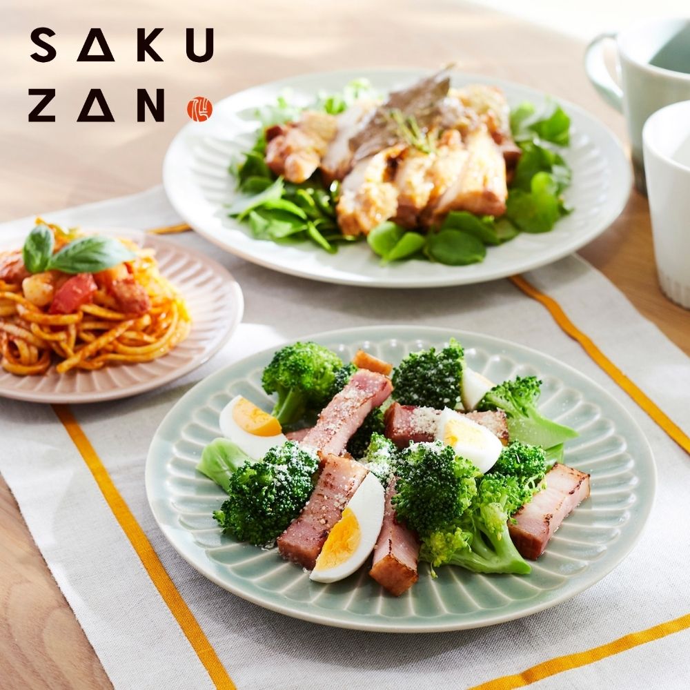 【作山窯/SAKUZAN】美濃焼 SAKUZAN / サクザン「Daisy」 プレート 【食洗機/電子レンジ対応】