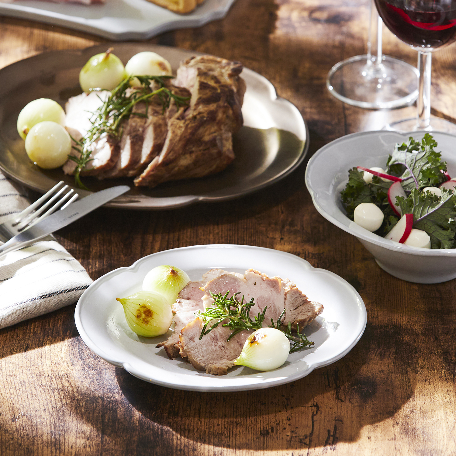 【ベルメゾン】美濃焼 ヨーロッパアンティーク調オーバル皿[日本製] 【食洗機/電子レンジ対応】