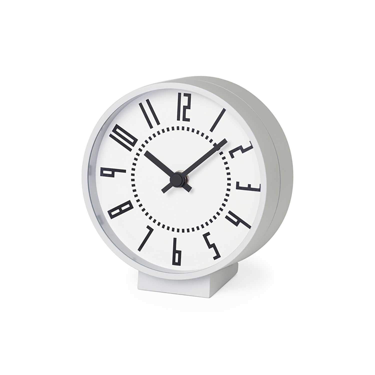 読み易く美しい駅時計デザイン 「エキ クロック S」【置き時計