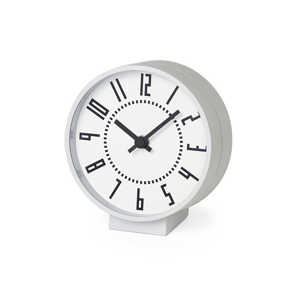 【レムノス/Lemnos】読みやすさにこだわった駅時計デザインの置き時計 「eki clock」