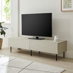 【ベルメゾン】クロス風デザインのシンプルテレビ台