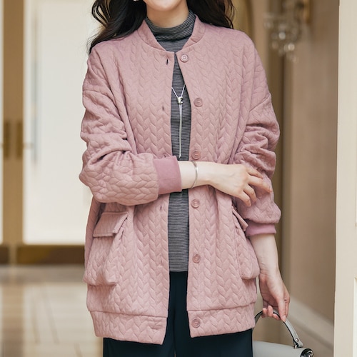 キルトジャカードジャケット