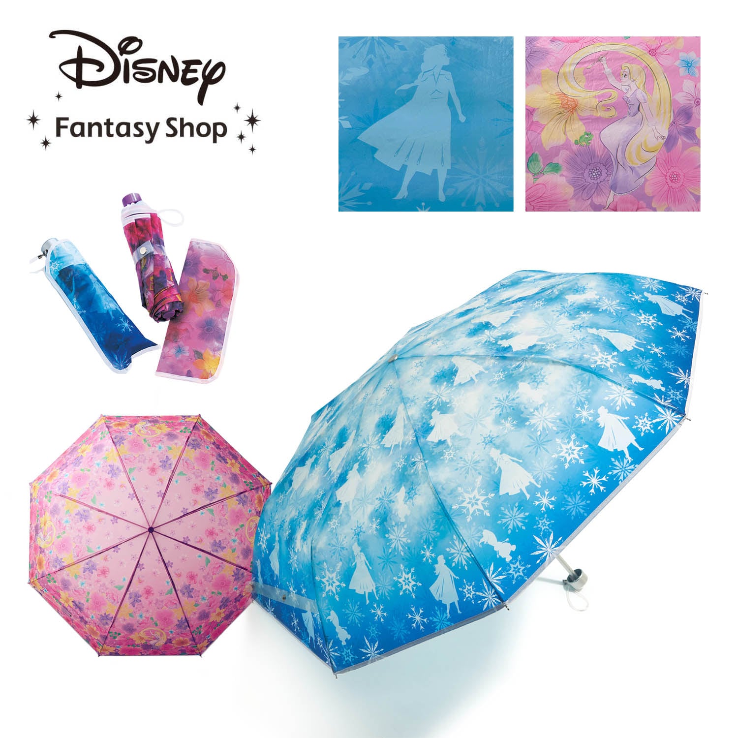 折りたたみビニール傘（選べるキャラクター）(ディズニー/Disney 