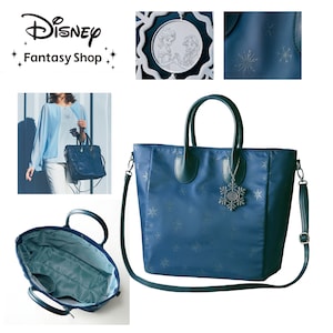 【ディズニー/Disney】雪の結晶モチーフ付き2WAYバッグ「アナと雪の女王」